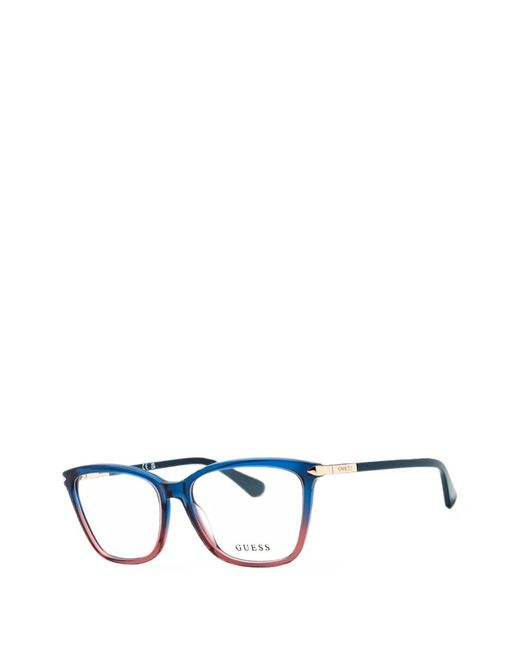 Guess Blue Gradient-Effect Cat-Eye Glasses