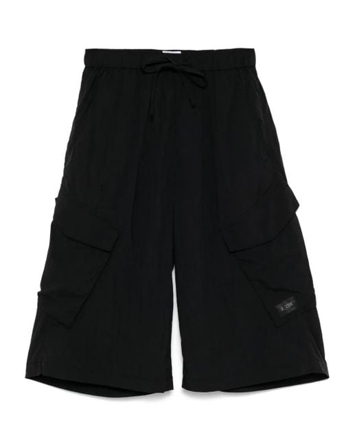 Izzue Black Klassische Cargo-Shorts