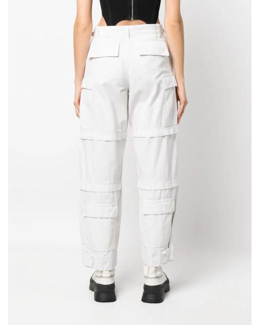 DARKPARK White Julia Ripstop Cargo Pants