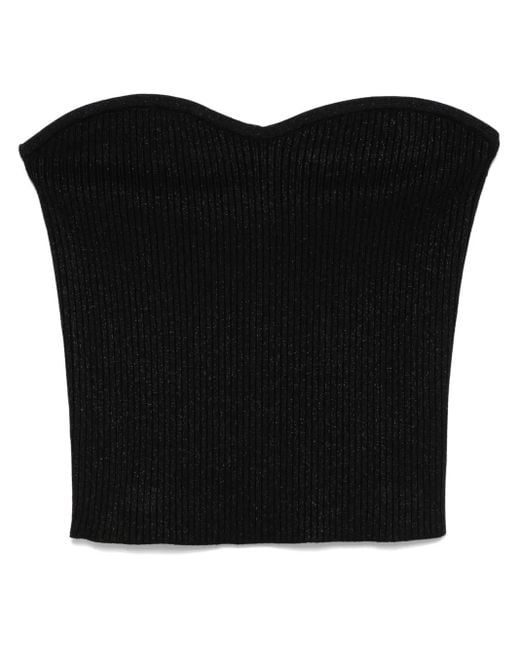 Peserico Black Lurex Top