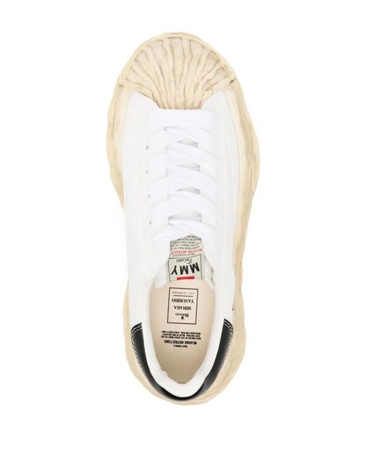 Maison Mihara Yasuhiro White Blakey Low-Top Sneakers