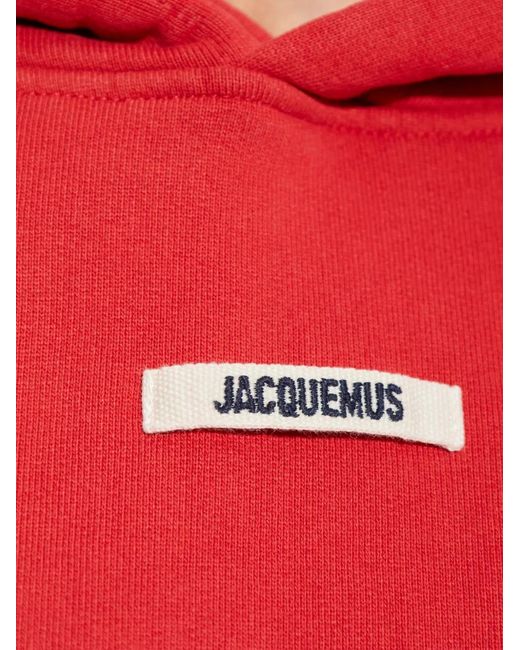 La sudadera con capucha de Grosgrain Jacquemus de color Red