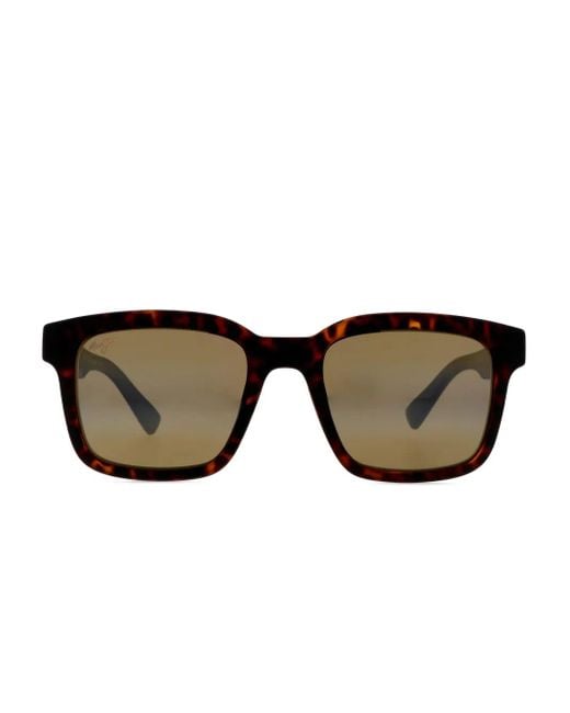 Maui Jim Brown Eckige Opiopio Af Sonnenbrille