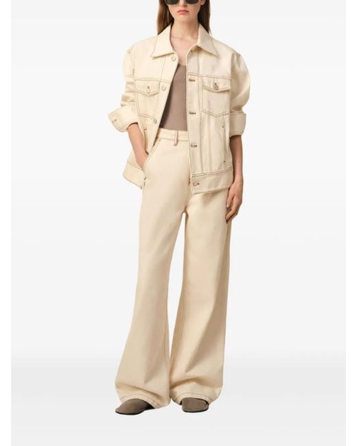 AMI Natural Cotton Denim Jacket