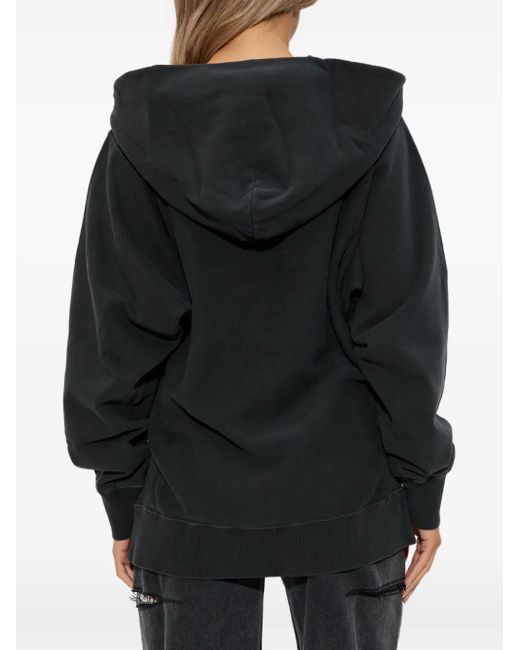 Maison Margiela Black Cotton Hoodie