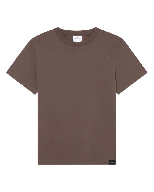 Courreges Brown Ac Cotton T-Shirt for men