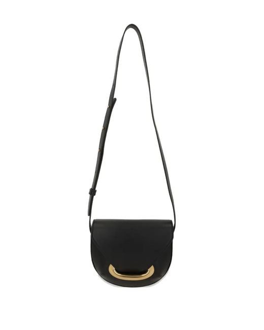 Wandler White Veneto Embossed Lettering Mini Bag