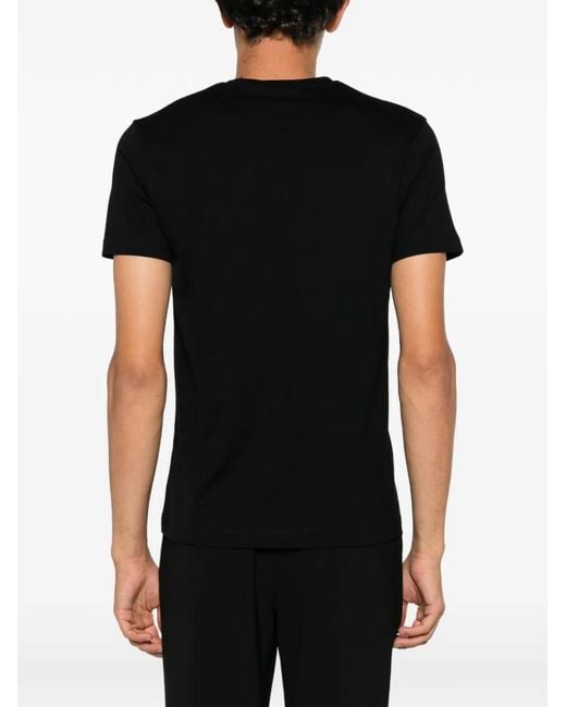 STEFAN BRANDT Black Short-Sleeve Crew-Neck T-Shirt for men
