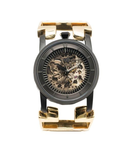 Reloj Hyperstrap Phantom #415 de 40mm x Fob Paris Parts Of 4 de color Black