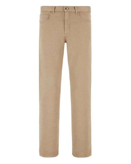 メンズ Canali ストレートジーンズ Natural