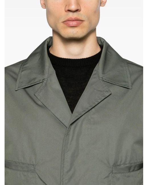 Veste Boutonnée À Poches Cargo Lemaire pour homme en coloris Gray