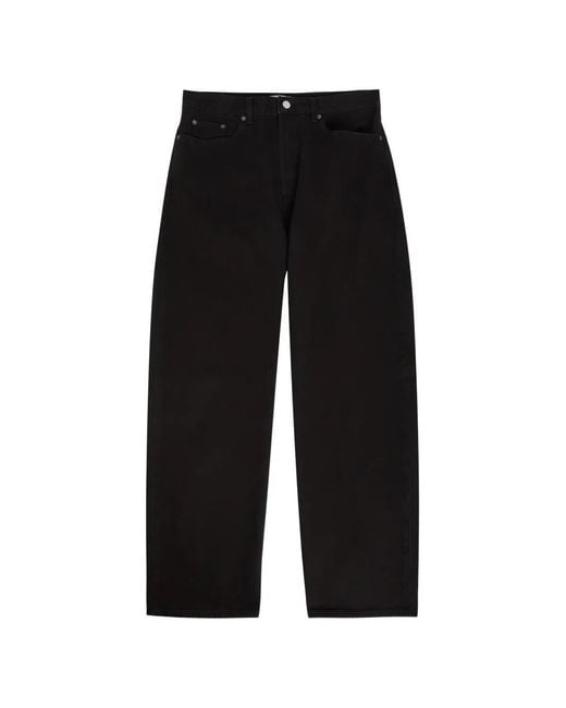 FRAME Black Wide-Leg Jeans for men
