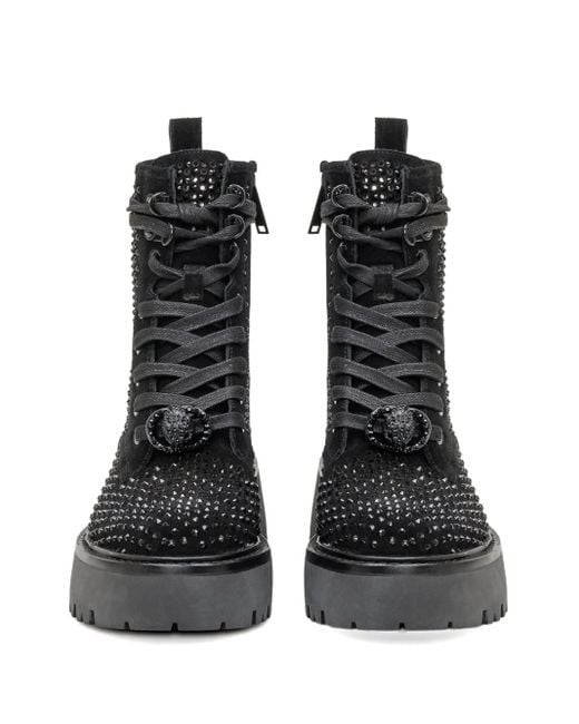 Bottines À Ornements En Cristal 50 Mm Kurt Geiger en coloris Black