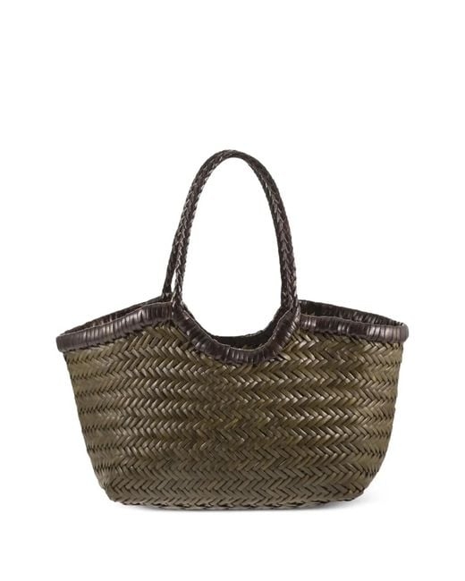 Borsa Tote Nantucket di Dragon in Brown