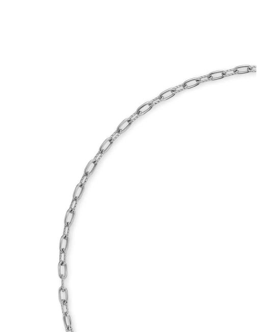 David Yurman White Sterling Dy Madison Necklace