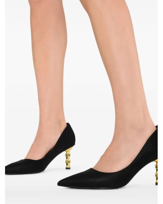 Kat Maconie Black Escarpins À Talon Sculpté Et Bout Pointu