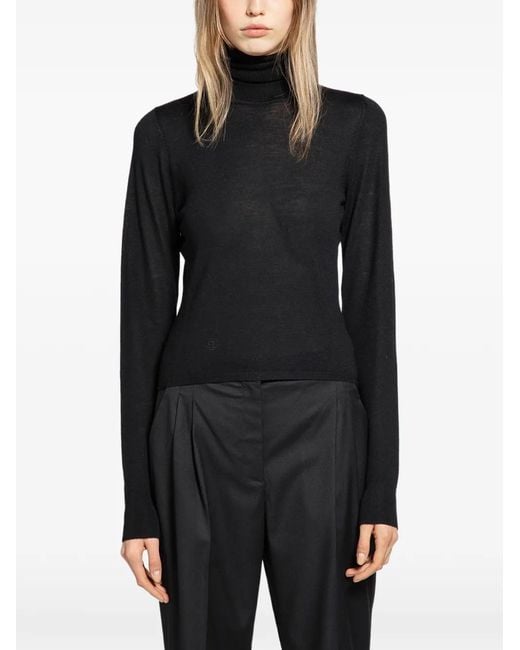 THE GARMENT Black Bergen Turtleneck Sweater