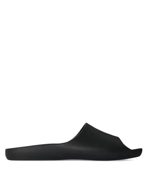 The Row Black Ama Slides