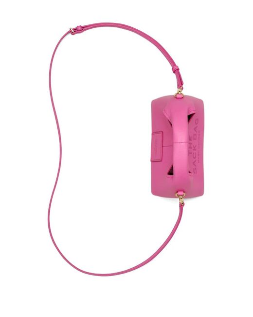 Marc Jacobs Pink The Leather Mini Sack Bag Crossbody Bag