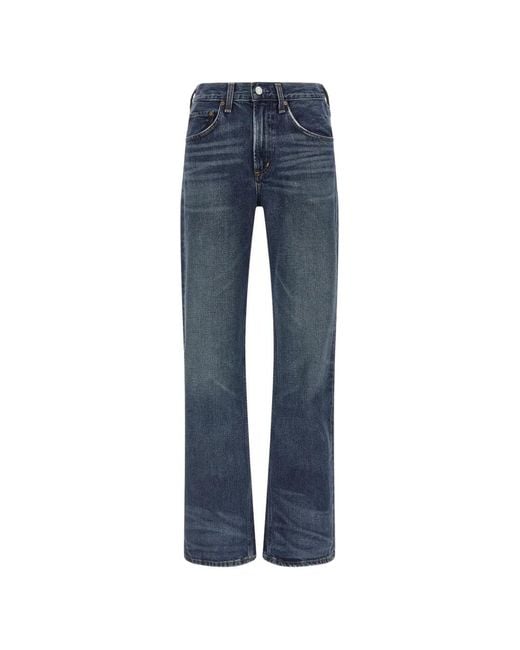 Agolde Blue Kick Boot Jeans