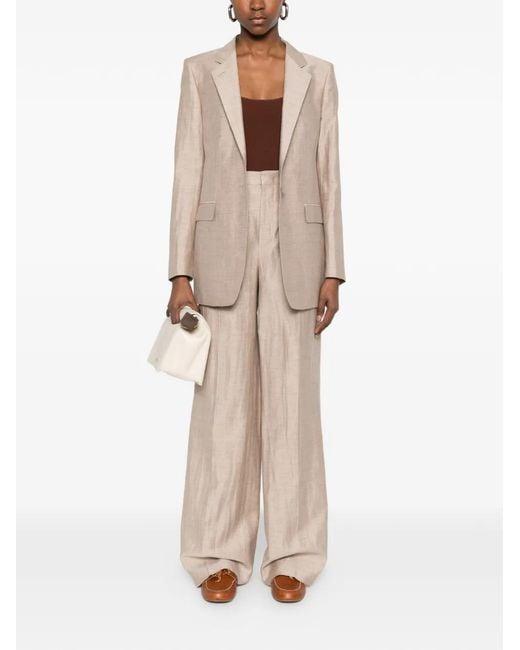 Tagliatore Natural Single-Breasted Blazer