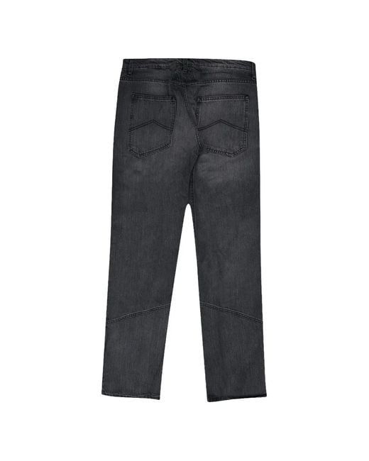 Rhude Gray Washed-Effect Jeans for men
