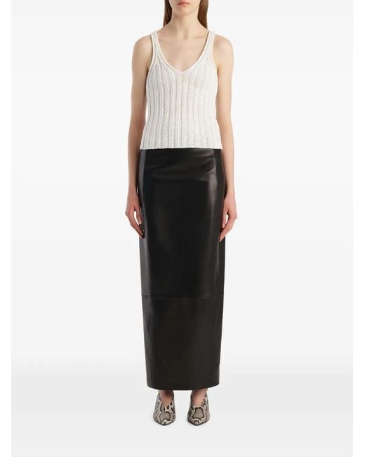 Khaite White Val Top