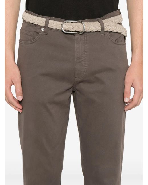 Zegna Gray City Chinos for men