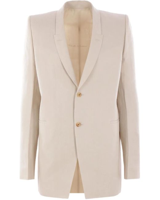Rick Owens Natural Dirt Blazer for men