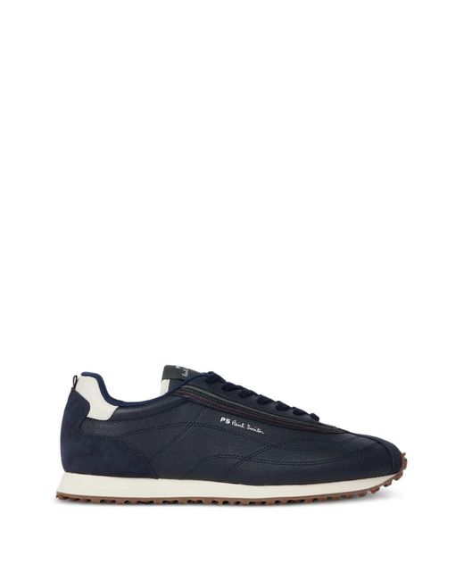 Paul Smith Blue Striped Panelled Sneakers for men