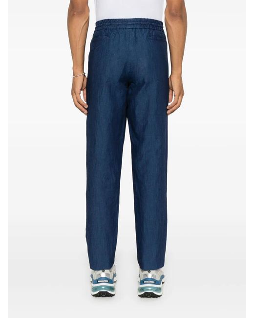 Sease Blue Summer Mindset Trousers for men