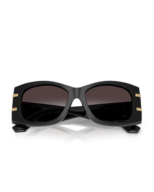 Gafas de sol con aplique del logo Dolce & Gabbana de color Black