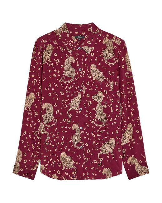 Rails Kate Blouse Met Luipaardprint in het Red