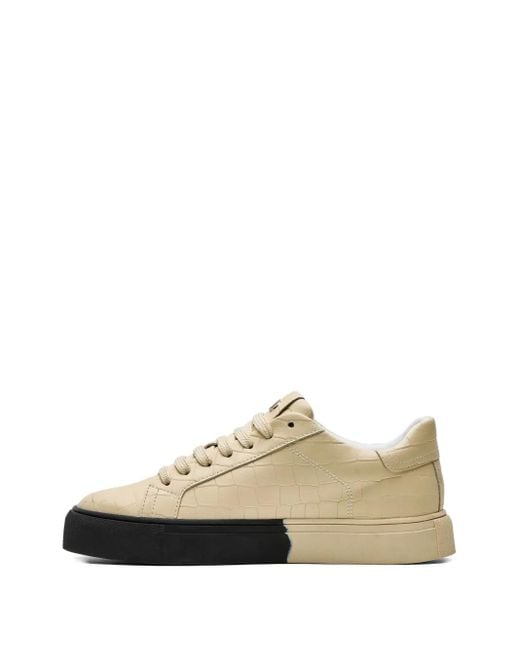 HIDE & JACK White Logo-Motif Sneakers