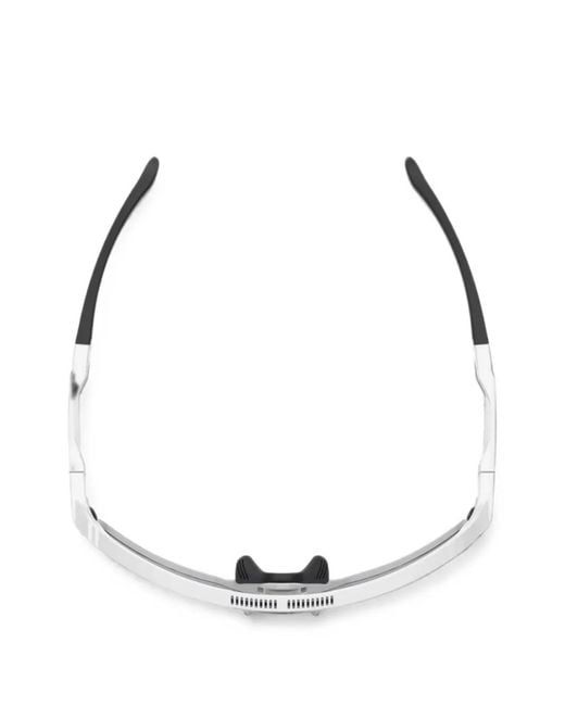 Rudy Project White Kelion Geometric-Frame Sunglasses