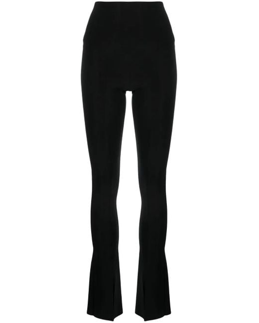 Norma Kamali Flared Legging in het Black