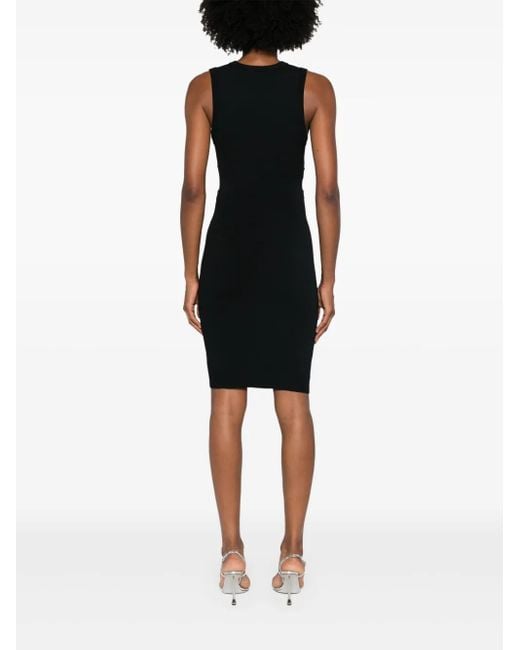 Moschino Black Decorative Hook Dress