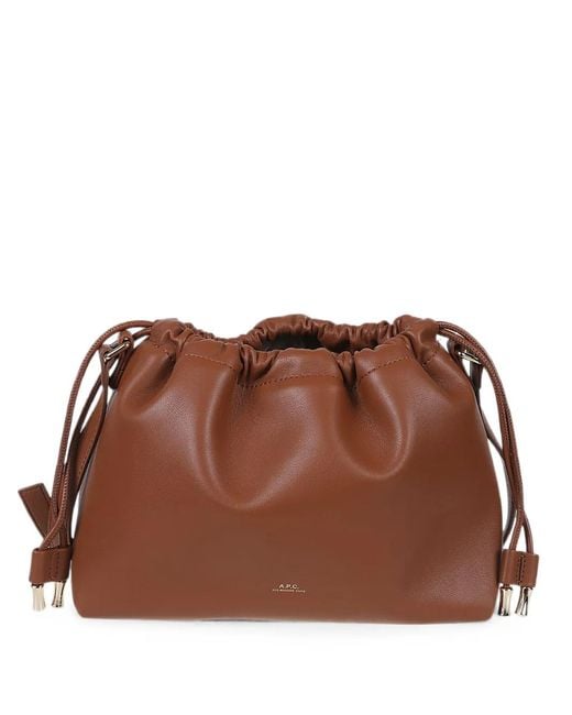 A.P.C. Brown Ninon Shoulder Bag