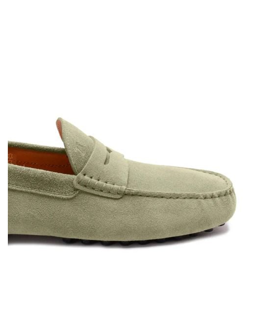 Tod's Green Gommino Loafers for men
