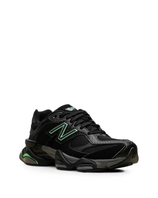 New Balance Black 9060 Panelled Sneakers