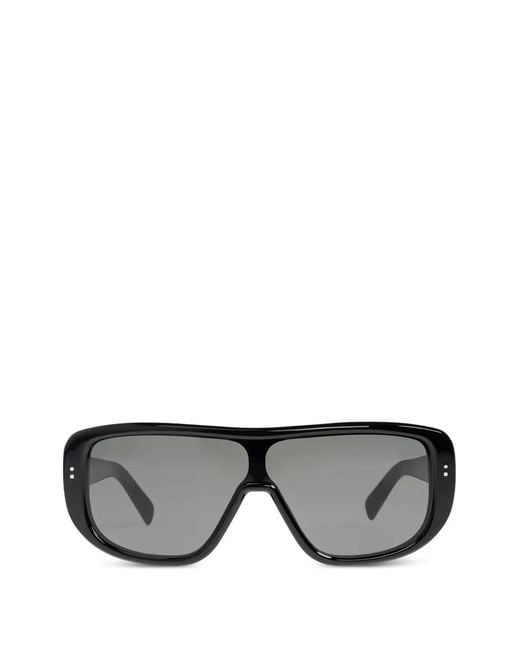Jacquemus Black Shield-Frame Sunglasses