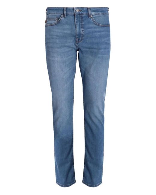 Boss Blue Straight-Fit Jeans for men