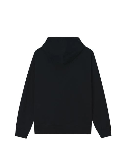 Chocoolate Black Bear-Print Drawstring Hoodie