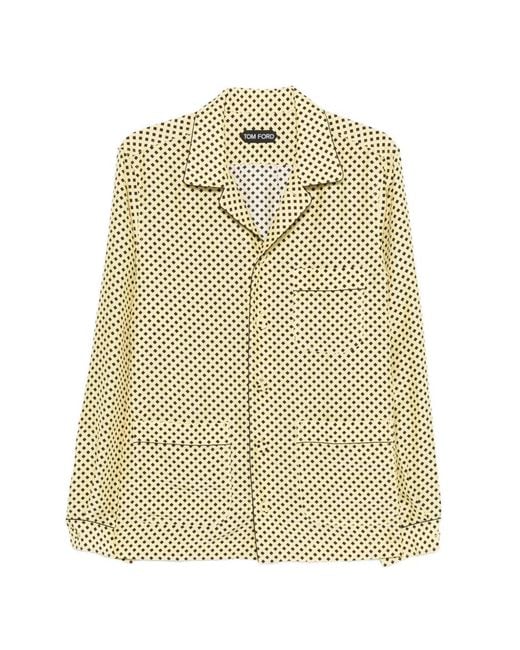 Tom Ford Natural Pattern Shirt for men