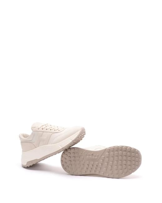 Baskets H-Stripes En Daim Hogan en coloris Pink