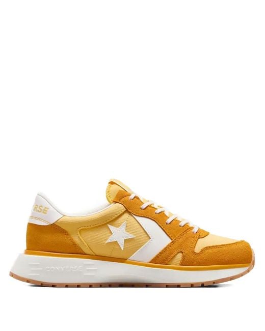 Converse Orange Omni Star-Patch Sneakers