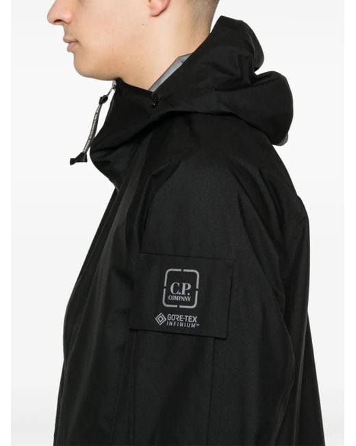 C P Company Black Outerwear Medium Jacket for men