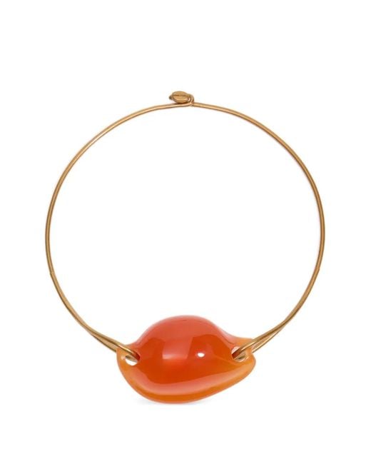 Bimba Y Lola Metallic Seashell-Pendant Choker Necklace