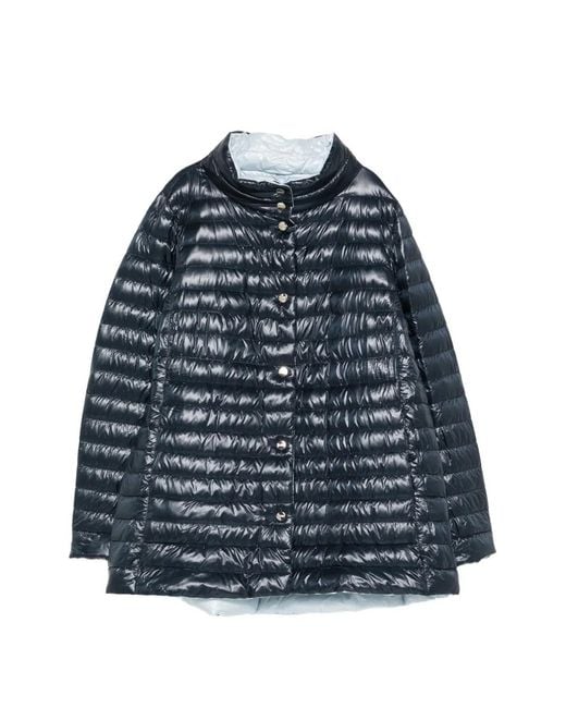 Herno Blue Reversible Coat