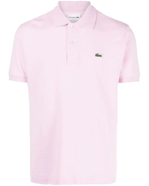 Lacoste Pink Logo Polo for men